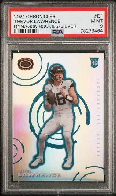 2021 Panini Chronicles Trevor Lawrence Dynagon Rookies #D1 card image