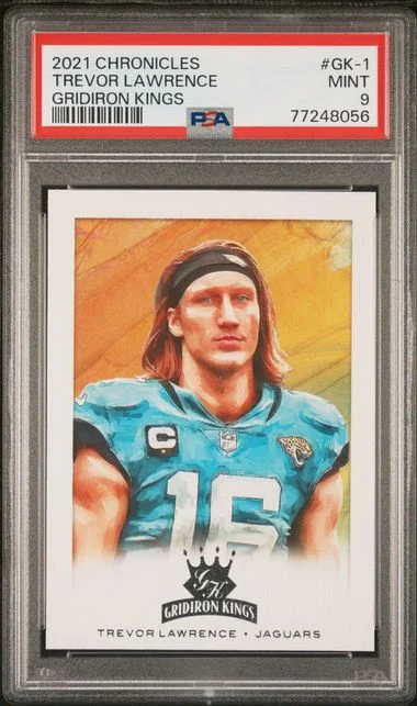 2021 Panini Chronicles Trevor Lawrence Gridiron Kings #GK-1 card image