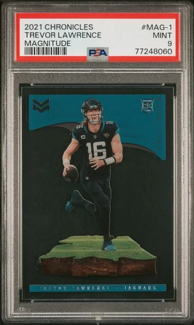 2021 Panini Chronicles Trevor Lawrence Magnitude #MAG-1 card image