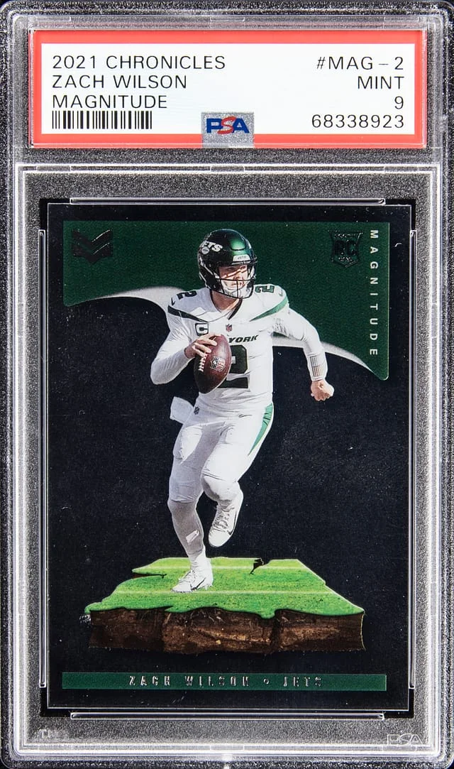 2021 Panini Chronicles Zach Wilson Magnitude #MAG-2 card image