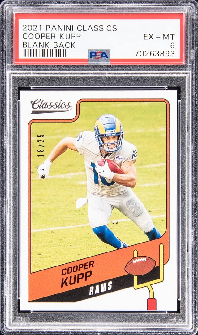 2021 Panini Classics Blank Back Cooper Kupp #no-number card image