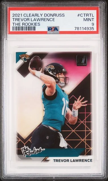 2021 Panini Clearly Donruss The Rookies Ctrtl Trevor Lawrence #no-number card image