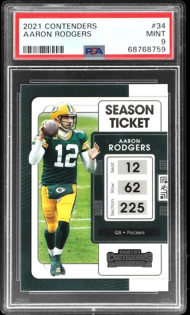 2021 Panini Contenders Aaron Rodgers #34 card image
