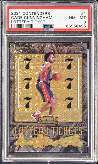 2021 Panini Contenders Cade Cunningham Of The Year #1 card image