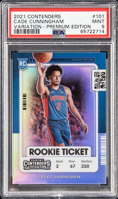 2021 Panini Contenders Cade Cunningham Variation-Premium Edition #101 card image