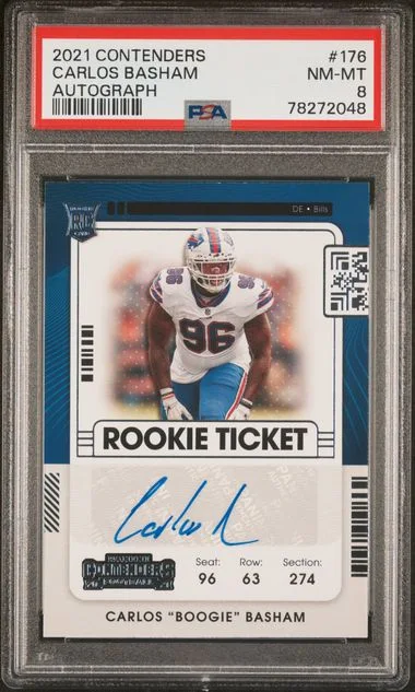 2021 Panini Contenders Carlos Basham #176 card image