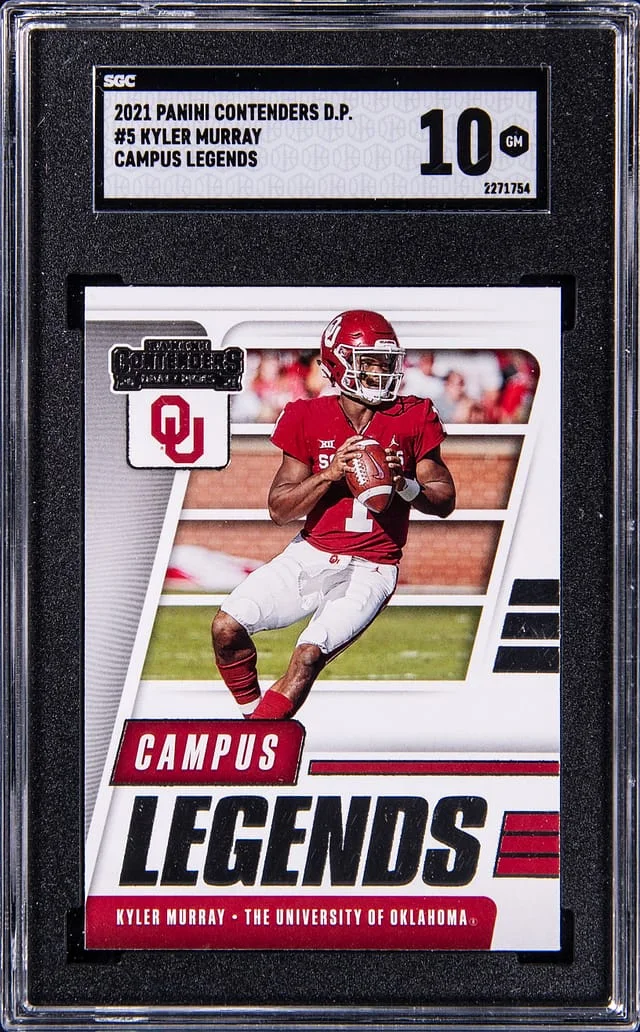 2021 Panini Contenders Draft Picks Kyler Murray Campus Legends #5 card image