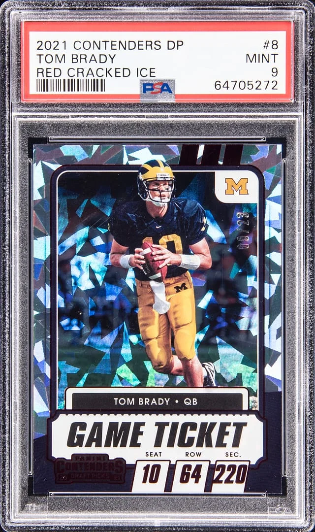 2021 Panini Contenders Draft Picks Tom Brady #8 card image