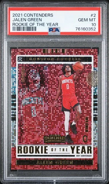 2021 Panini Contenders Jalen Of The Year #2 card image