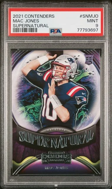 2021 Panini Contenders Mac Jones Supernatural #SNMJO card image