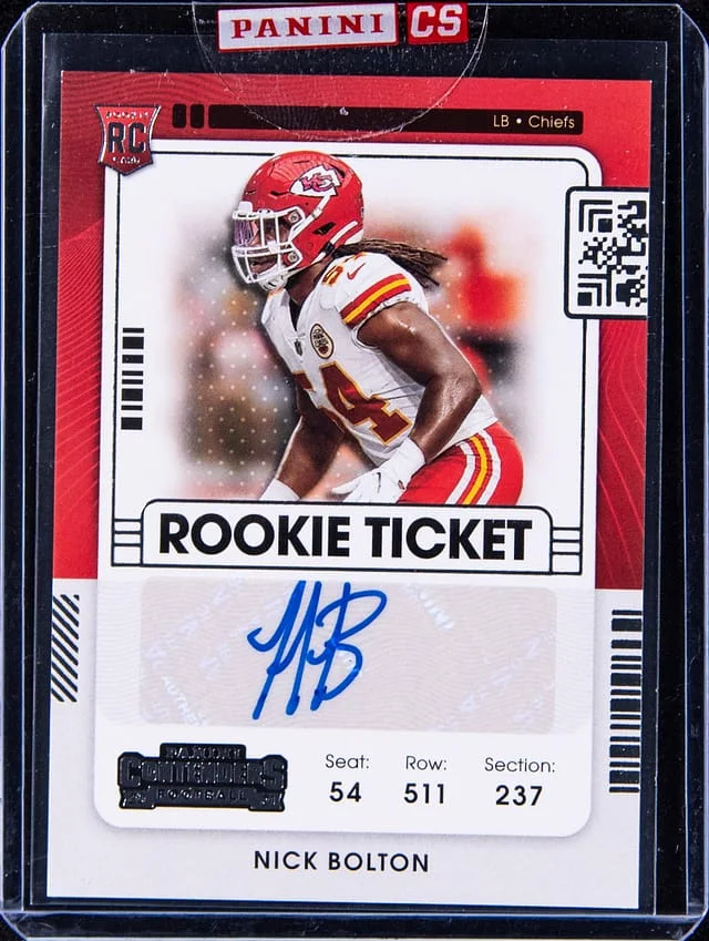 2021 Panini Contenders Nick Bolton #174 card image