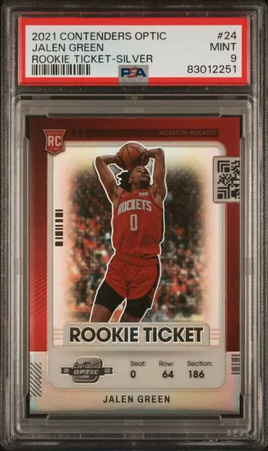 2021 Panini Contenders Optic Jalen Ticket Silver #24 card image
