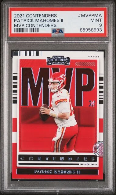 2021 Panini Contenders Patrick Mahomes II MVP Contenders #MVPPMA card image