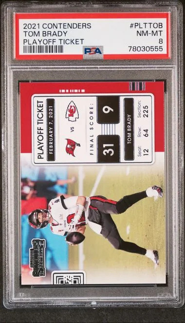 2021 Panini Contenders Playoff Ticket Plttob Tom Brady #no-number card image