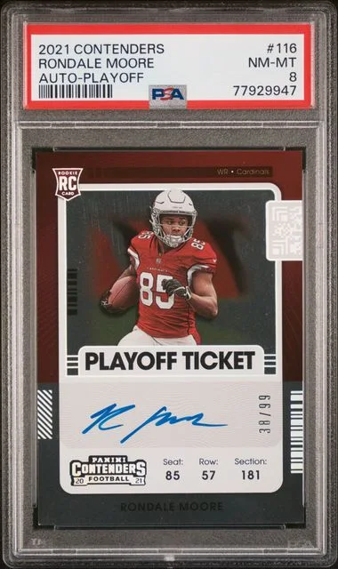 2021 Panini Contenders Rondale Moore Autograph-Playoff #116 card image