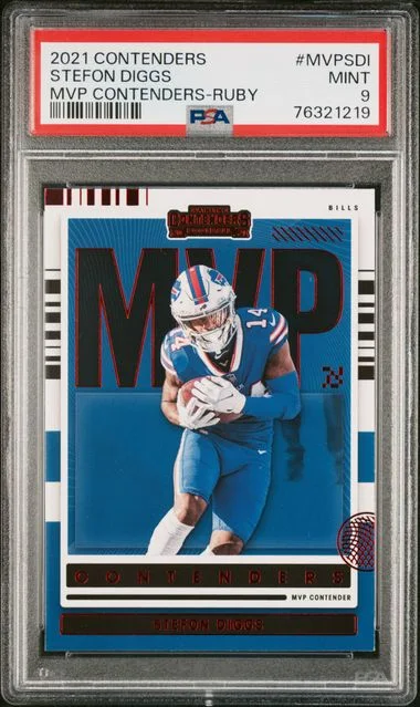 2021 Panini Contenders Stefon Diggs MVP Contenders Ruby #MVP-SDI card image