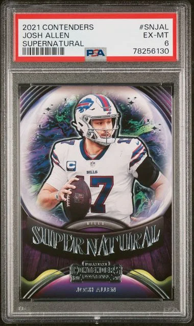 2021 Panini Contenders Supernatural Snjal Josh Allen #no-number card image