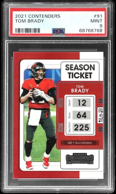 2021 Panini Contenders Tom Brady #91 card image