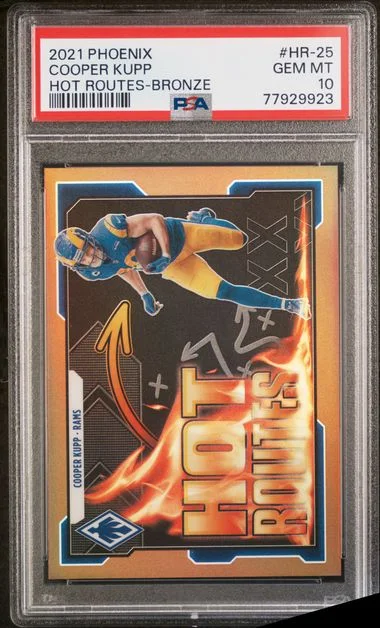 2021 Panini Cooper Kupp Phoenix Hot Routes Bronze #Hr-25 card image