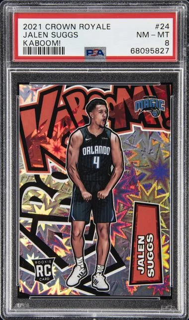 2021 Panini Crown Royale Jalen Suggs Kaboom! #24 card image