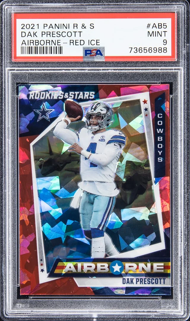 2021 Panini Dak Prescott Rookies & Stars Airborne Red Ice #AB5 card image
