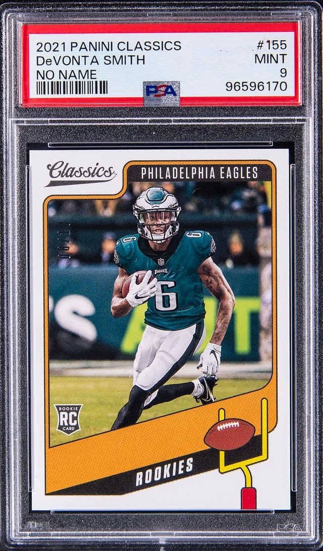 2021 Panini DeVonta Smith Classics No Name #155 card image