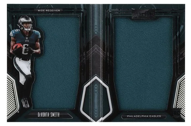 2021 Panini DeVonta Smith Playbook Jumbo Memorabilia #RJM-DSM card image