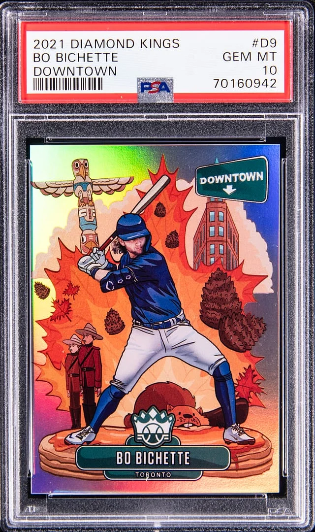 2021 Panini Diamond Kings Bo Bichette Downtown #D9 card image
