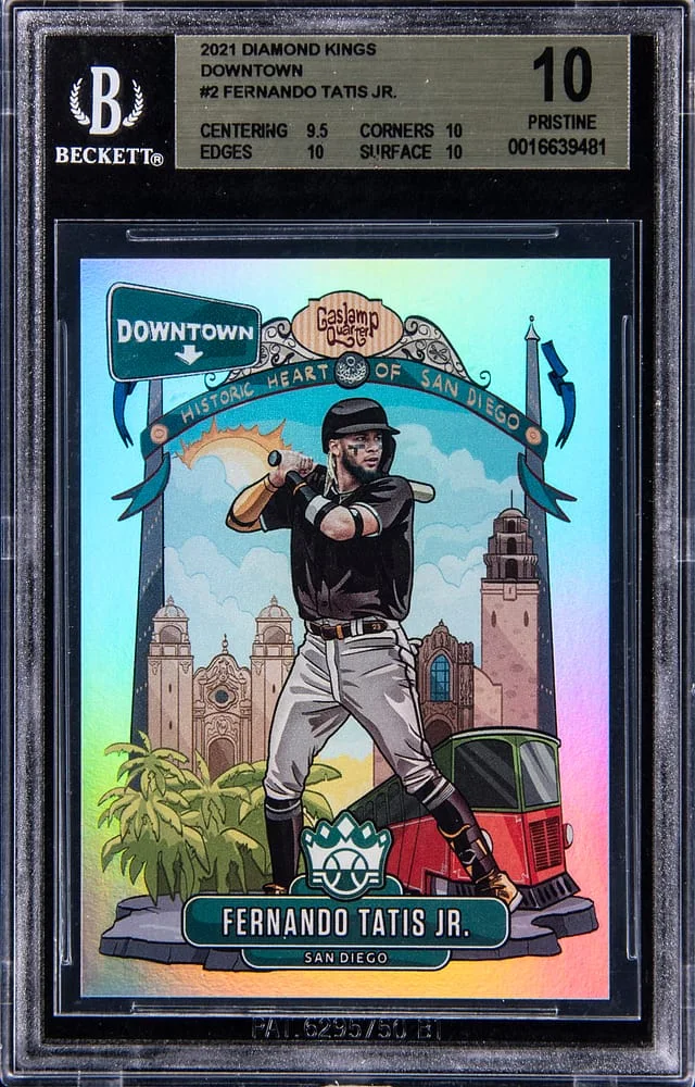 2021 Panini Diamond Kings Fernando Tatis Jr Downtown #2 card image