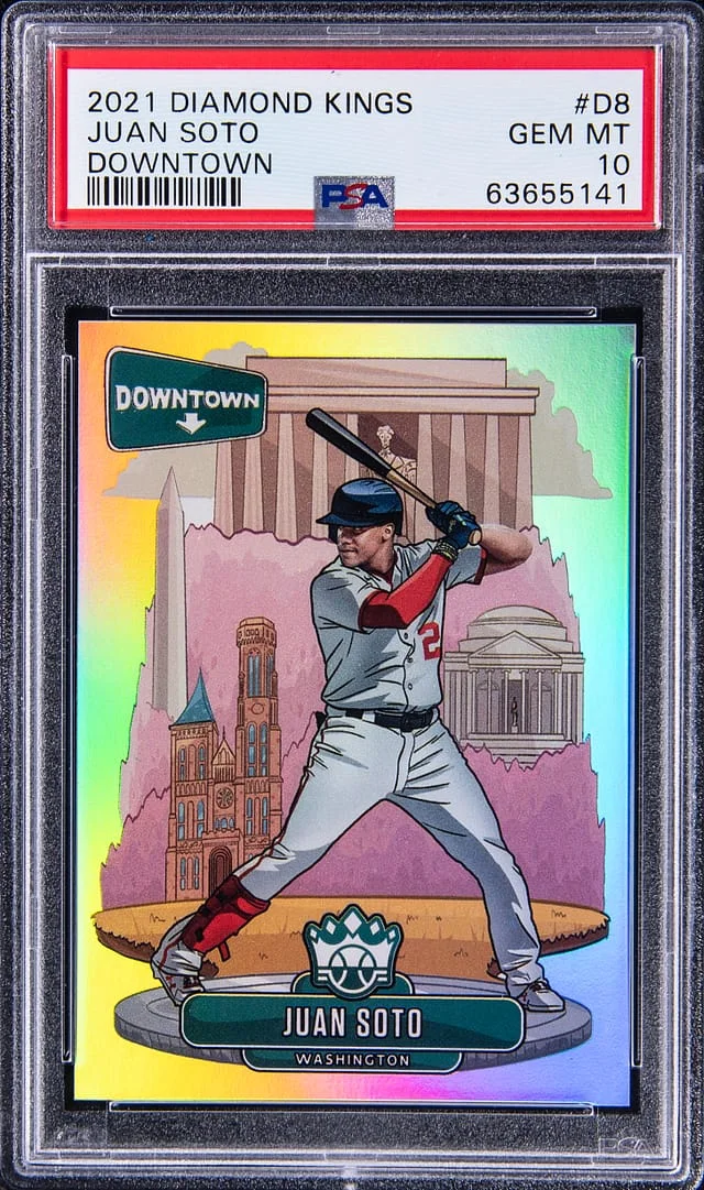 2021 Panini Diamond Kings Juan Soto Downtown #D8 card image