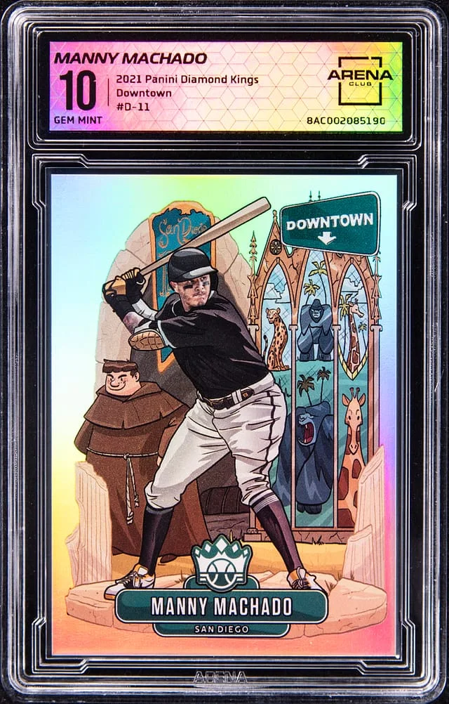 2021 Panini Diamond Kings Manny Machado - AC Downtown #D-11 card image