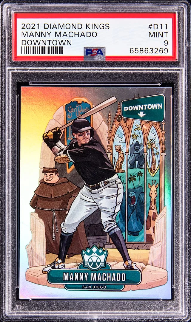 2021 Panini Diamond Kings Manny Machado Downtown #D11 card image