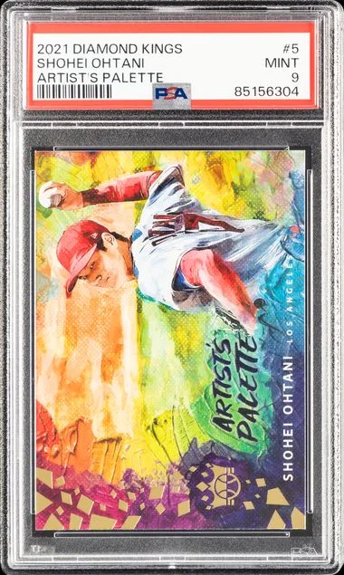 2021 Panini Diamond Kings Shohei Ohtani Artist's Palette #5 card image