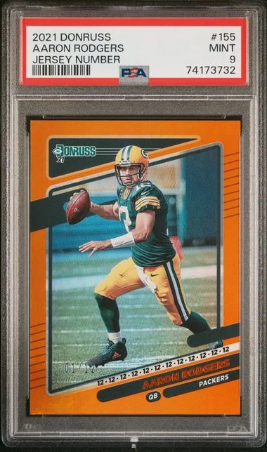 2021 Panini Donruss Aaron Rodgers #155 card image