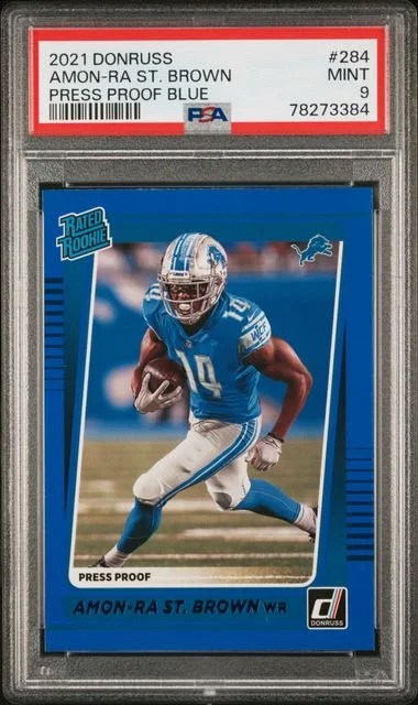 2021 Panini Donruss Amon-Ra St. Brown #284 card image