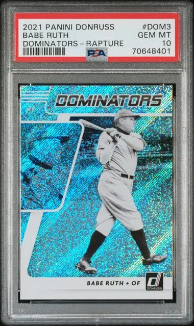 2021 Panini Donruss Babe Ruth Dominators Rapture #Dom3 card image