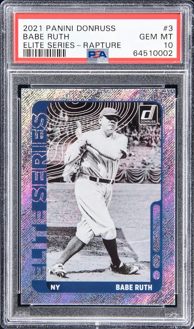 2021 Panini Donruss Babe Ruth Elite Series Rapture #ES3 card image