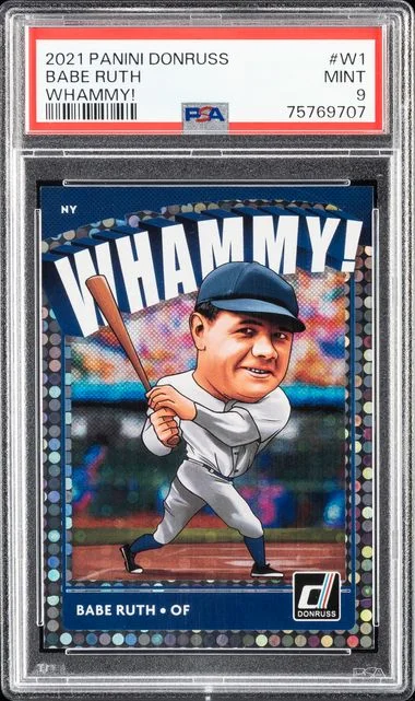 2021 Panini Donruss Babe Ruth Whammy! #W1 card image