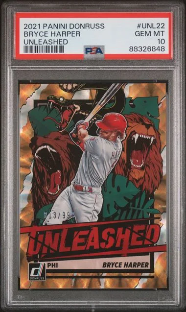 2021 Panini Donruss Bryce Harper Unleashed #UNl22 card image