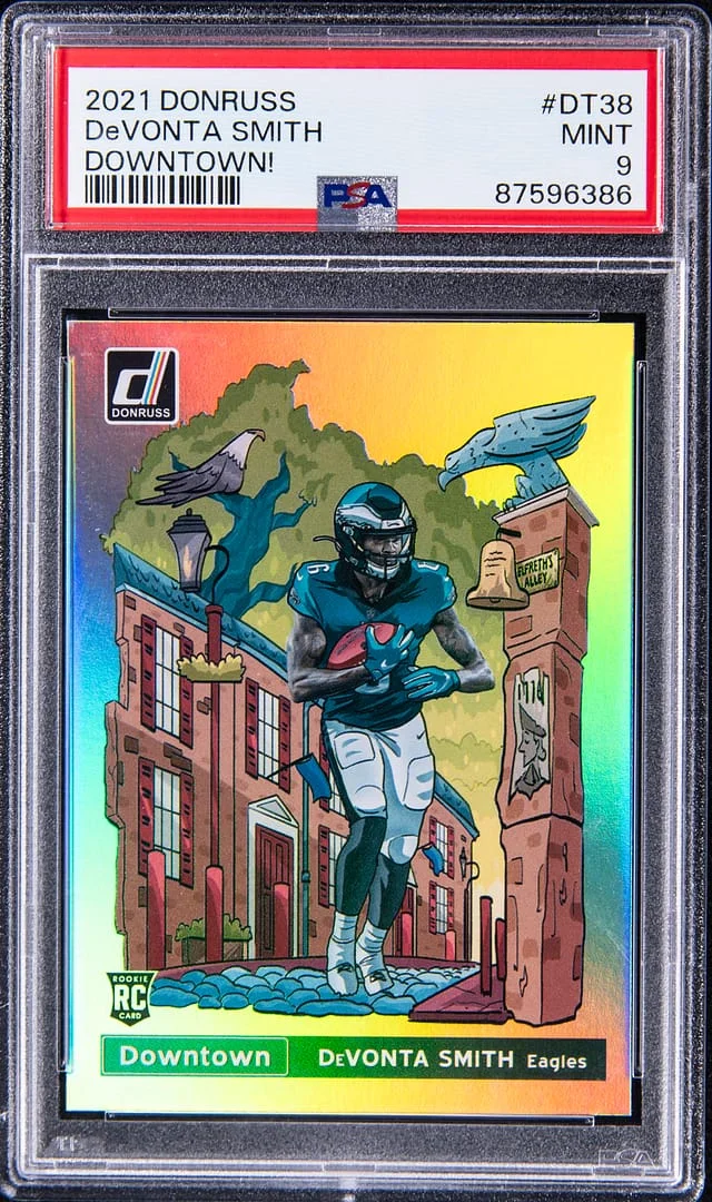 2021 Panini Donruss DeVonta Smith Donwtown! #DT38 card image