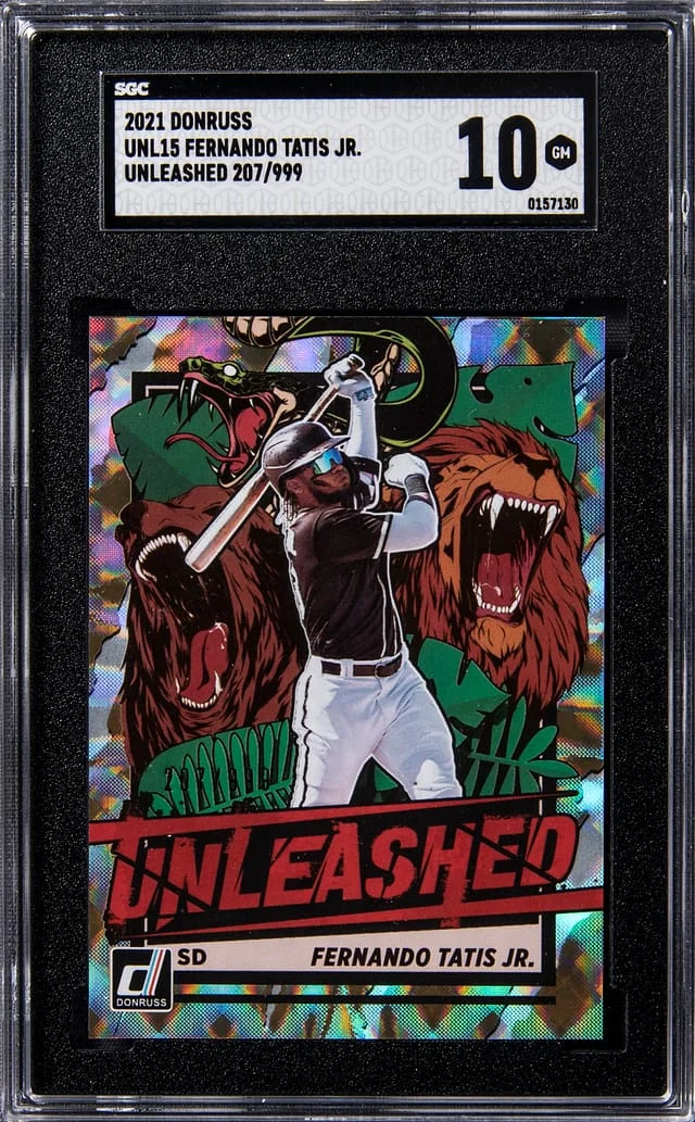 2021 Panini Donruss Fernando Tatis Jr. Unleashed #UNL15 card image