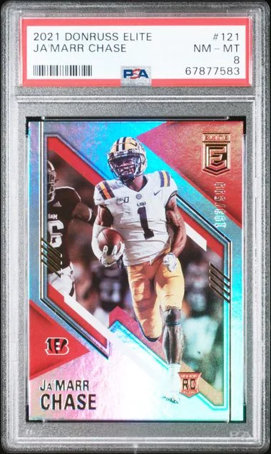 2021 Panini Donruss Ja'Marr Chase Elite #121 card image