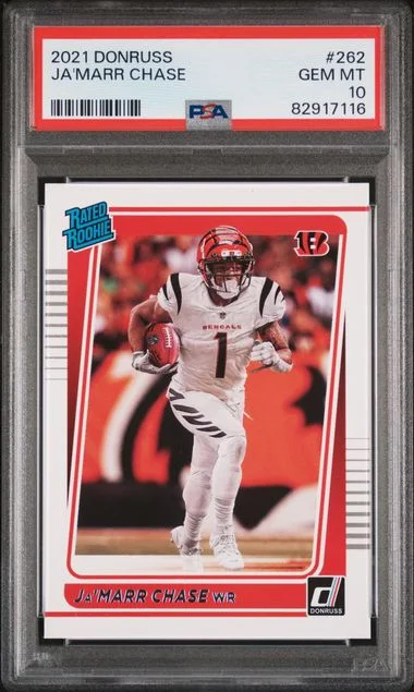 2021 Panini Donruss Ja'Marr Chase #262 card image