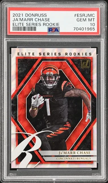 2021 Panini Donruss Ja'Marr Chase Elite Series #ESR-JMC card image