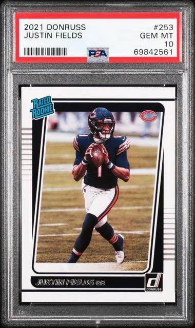 2021 Panini Donruss Justin Fields #253 card image