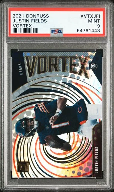 2021 Panini Donruss Justin Fields Vortex #VTXJFI card image