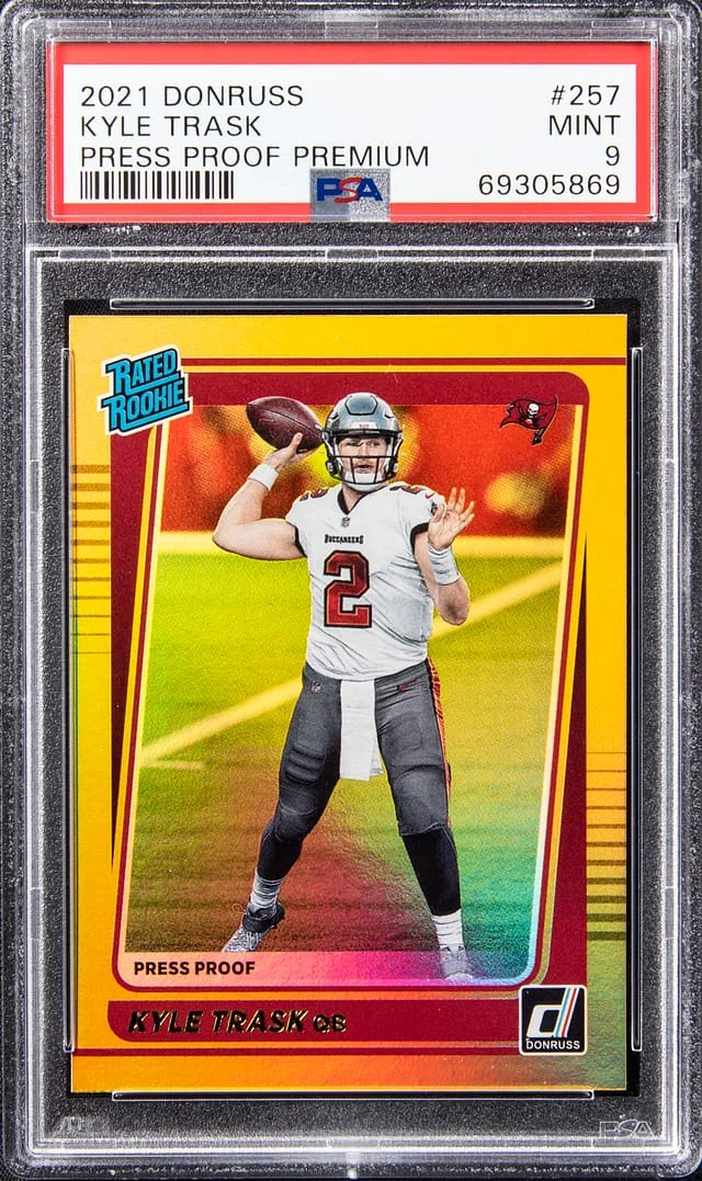 2021 Panini Donruss Kyle Trask #257 card image