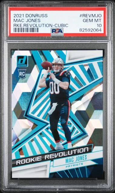 2021 Panini Donruss Mac Jones Revolution Cubic #REVMJO card image