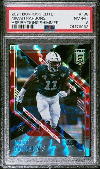 2021 Panini Donruss Micah Parsons Elite #190 card image
