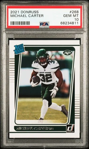 2021 Panini Donruss Michael Carter #268 card image